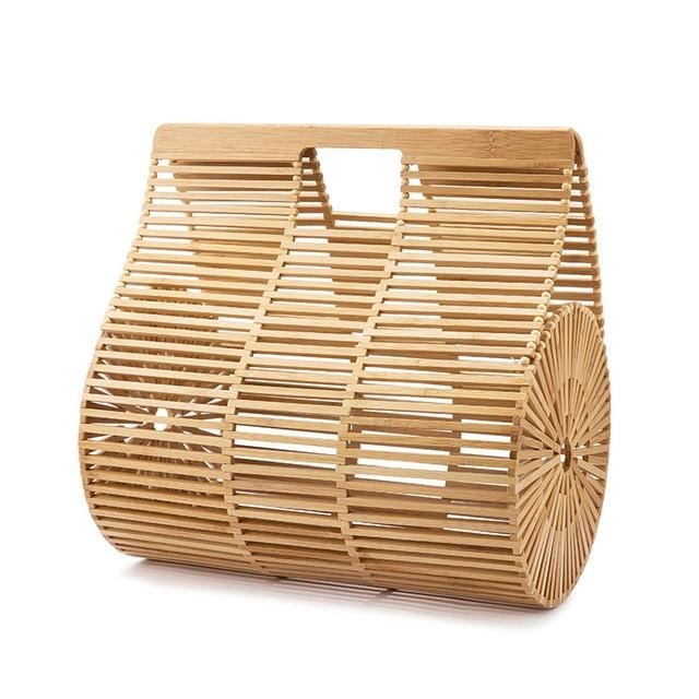 Big Bucket Bamboo Bags Pipe Shape Bags