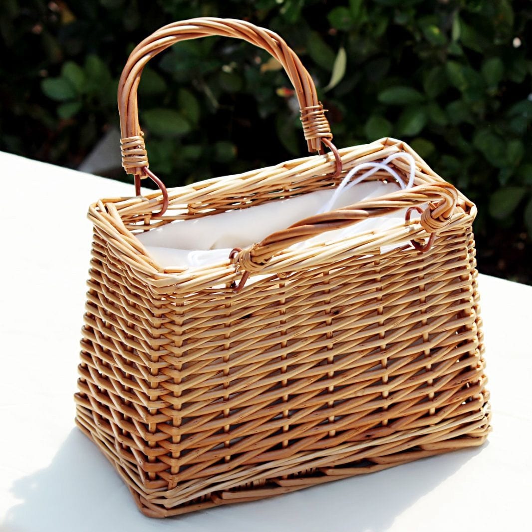 Rattan Bag for Summer - Straw Beach Bag - Straw Bag for Summer