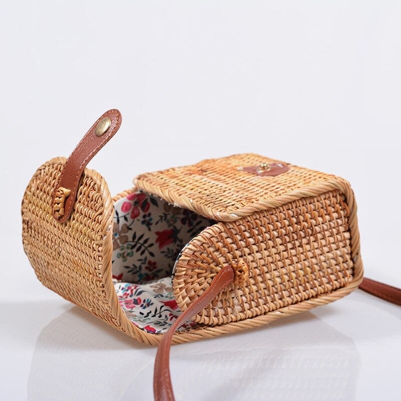 Stylish Crossbody Bags Phone Pouch for Travel Rattan Bags