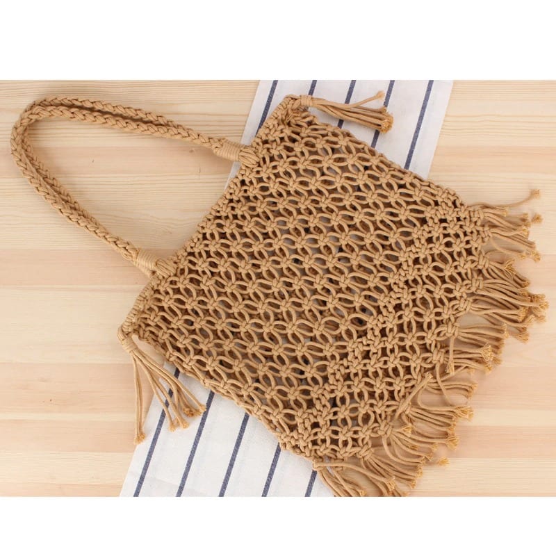 Summer Woven Beach Bags - Straw Bags for Holiday - Travel Totes